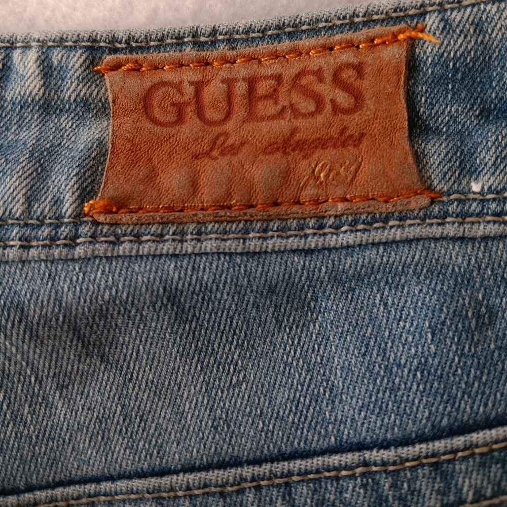 Guess Distressed Blue Jeans - Picture 5 of 16